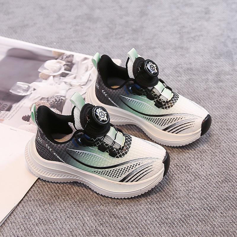 2026 Spring/Autumn Boys Lightweight Breathable Non-Slip Running Shoes - Medium to Large Sizes