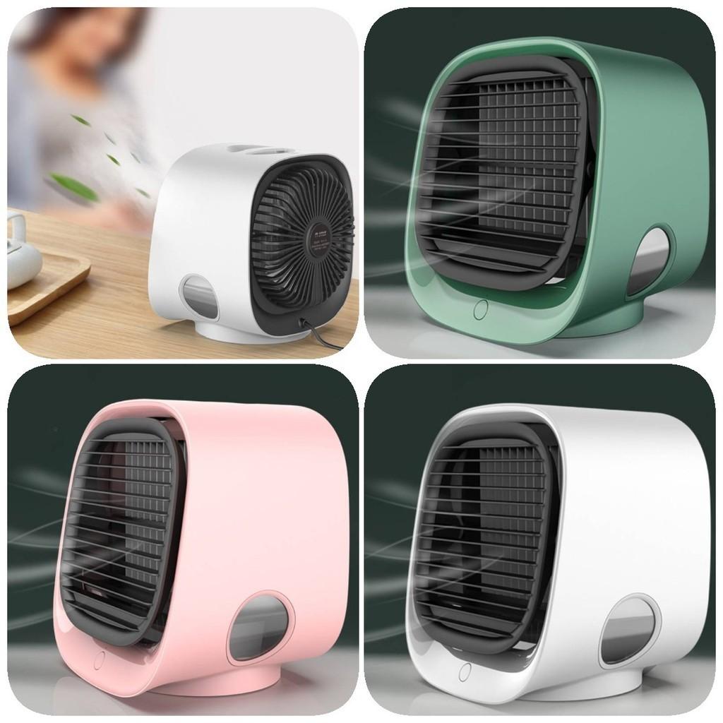 Portable Usb Desk Air Cooler Powerful Cooling Mini Fan With Humidifier For Home And Office Use