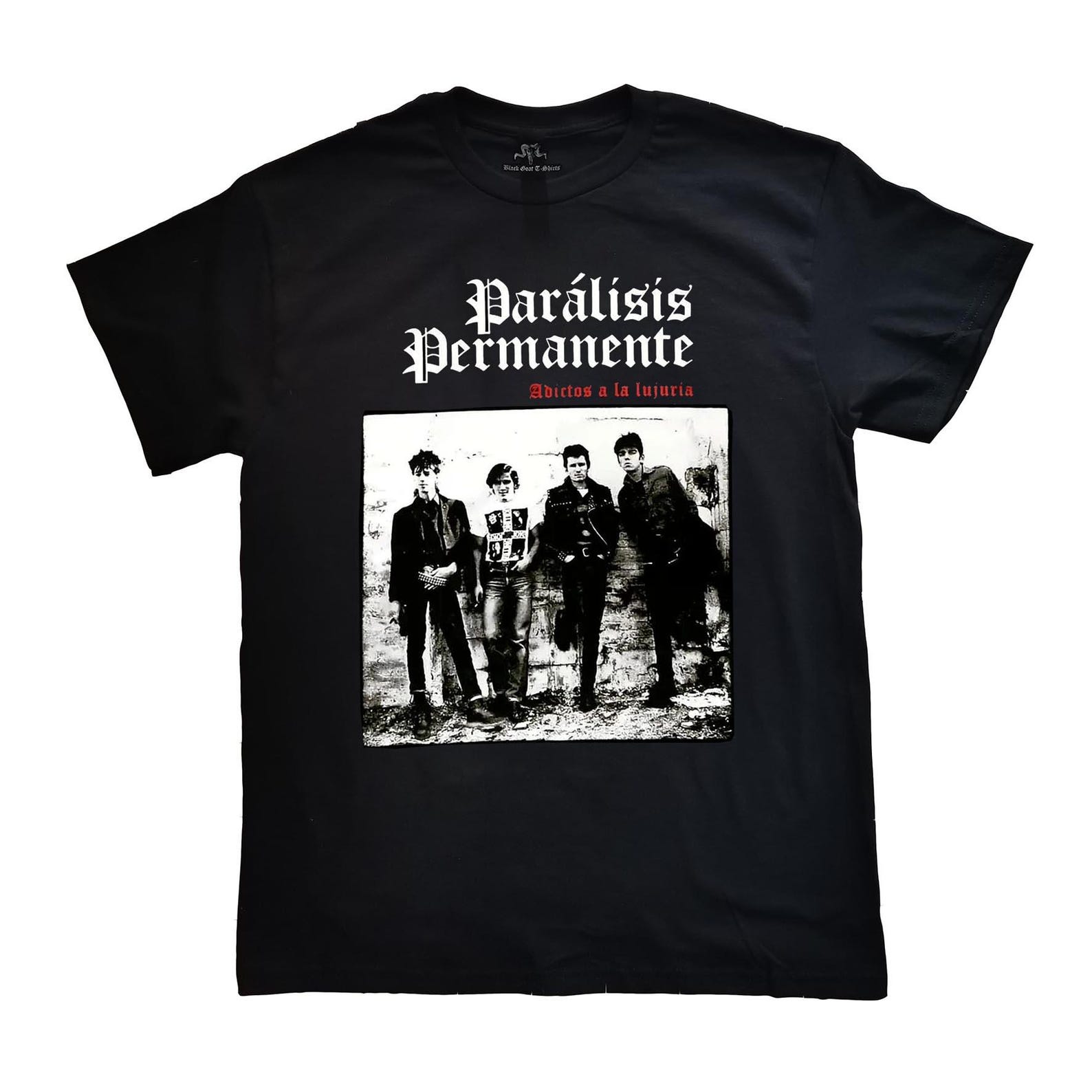Permanent Paralysis T shirt post punk 80s punk goth unisex S