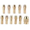 11pcs 4 jaw Copper Drill Chuck Collet Set for Mini Electric Grinder Rotate Tool 0.5 3.2mm