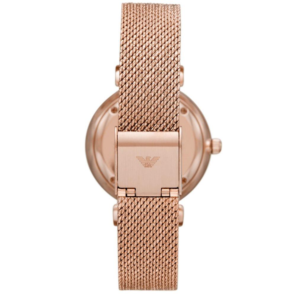 Emporio Armani AR11320 Rose Gold Gianni T-Bar Ladies Watch