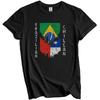 Brazilian Chilean Flags Ripped Torn Brazil Chile T-Shirt