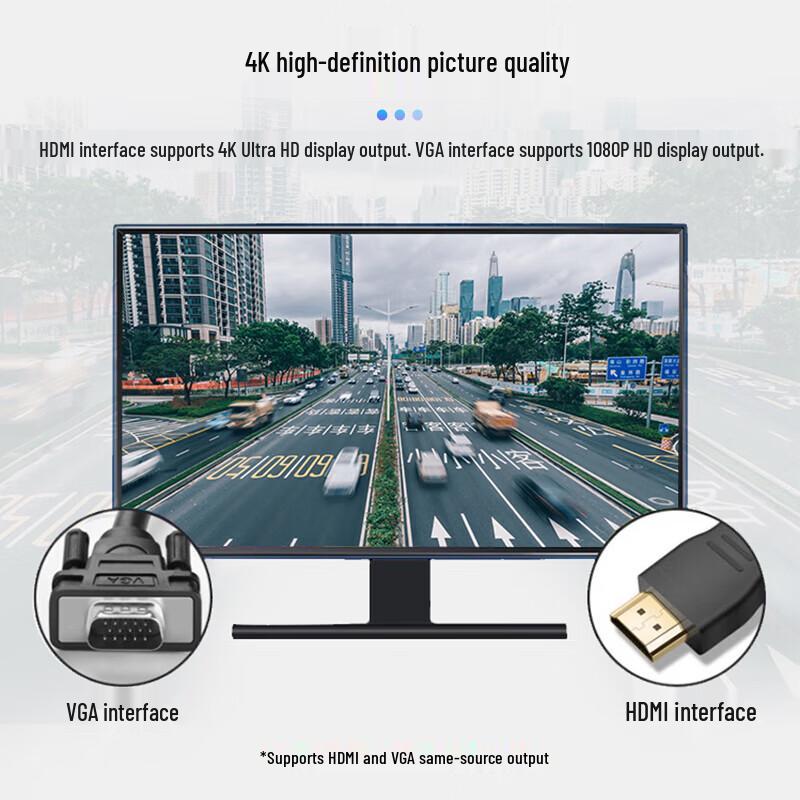 Hikvision 4K HD NVR Surveillance Host CN plug (adapter included)