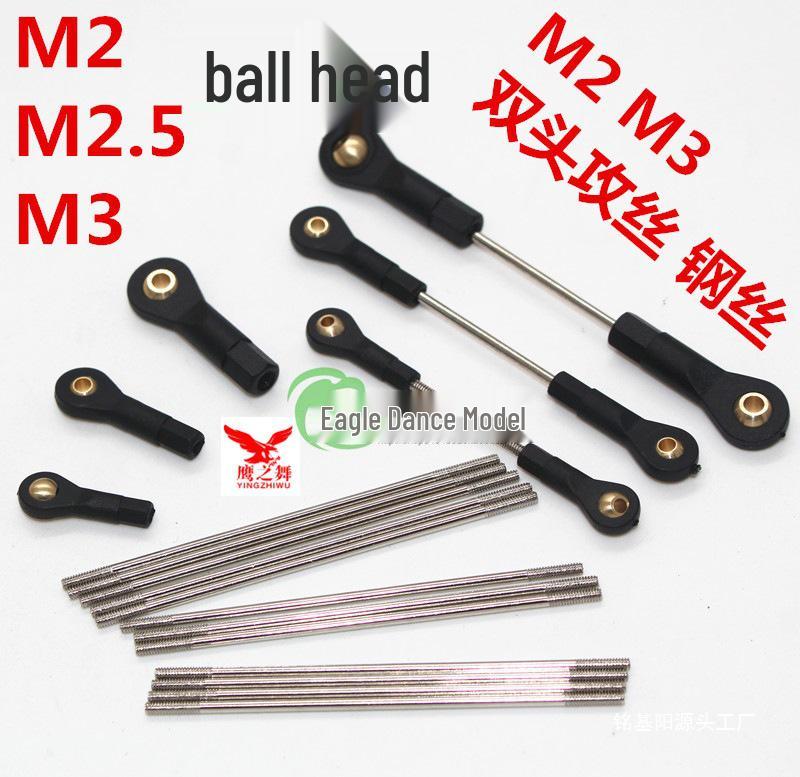 M2/M2.5/M3 Plastic Universal Ball Joint Buckle for Model Robot Servo Actuator