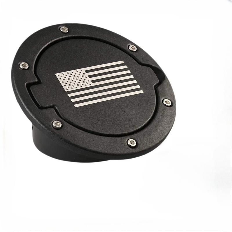 Car Fuel Filler Door Gas Tank Cap Cover Accessories For Jeep Wrangler JK & Unlimited Sport Rubicon Sahara 2007-2017 US Flag