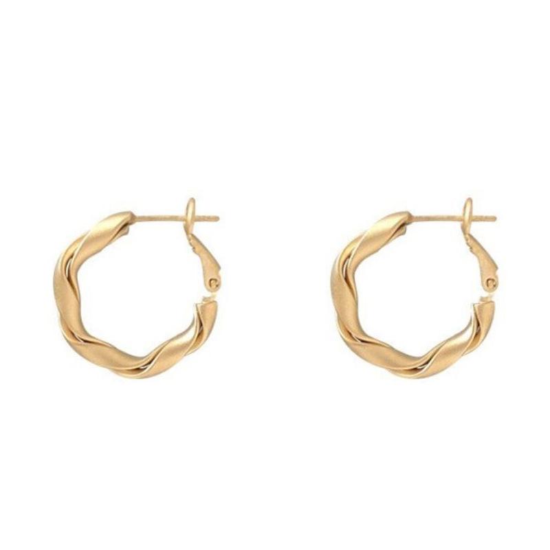 Unique Niche Fried Dough Twists Earrings
