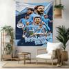 Manchester City Custom Your Name Wall Decor Tapestry Art For Pet Memorial Birthdaywedding Party Backdrop Family Gift