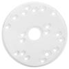 Base Piatta per Fresatrice in Acrilico con Perno di Centraggio Viti per Fresatrici da Finitura Lavorazione del Legno Ausiliario Facile Installazione Base per Fresatrice