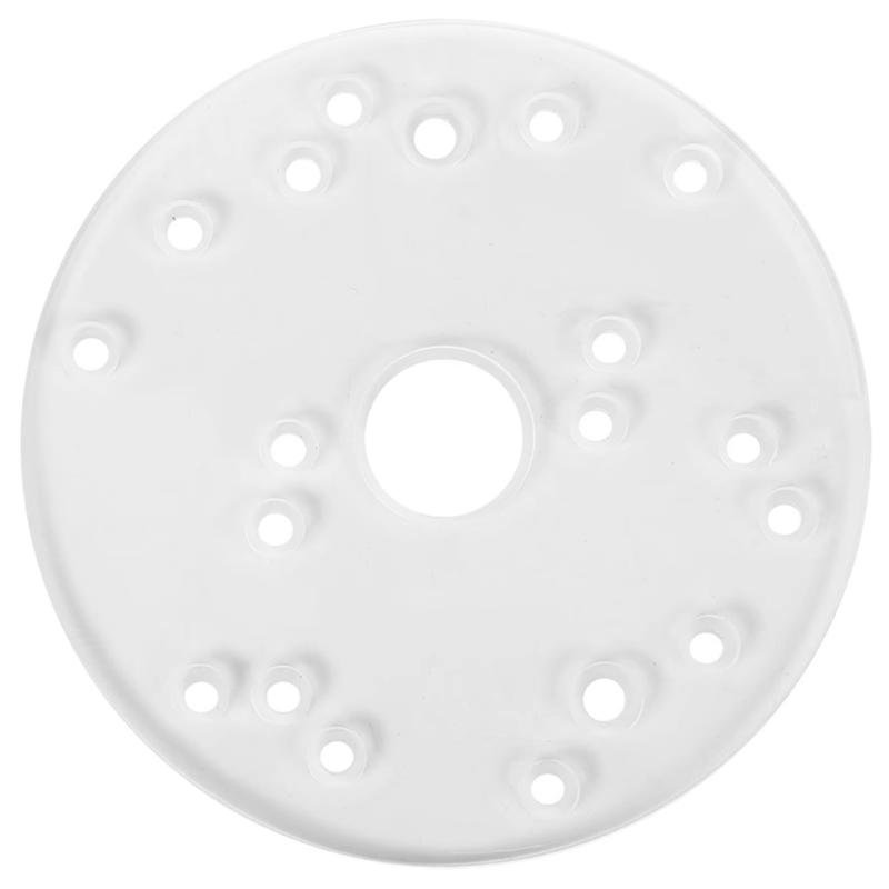 Base Piatta per Fresatrice in Acrilico con Perno di Centraggio Viti per Fresatrici da Finitura Lavorazione del Legno Ausiliario Facile Installazione Base per Fresatrice