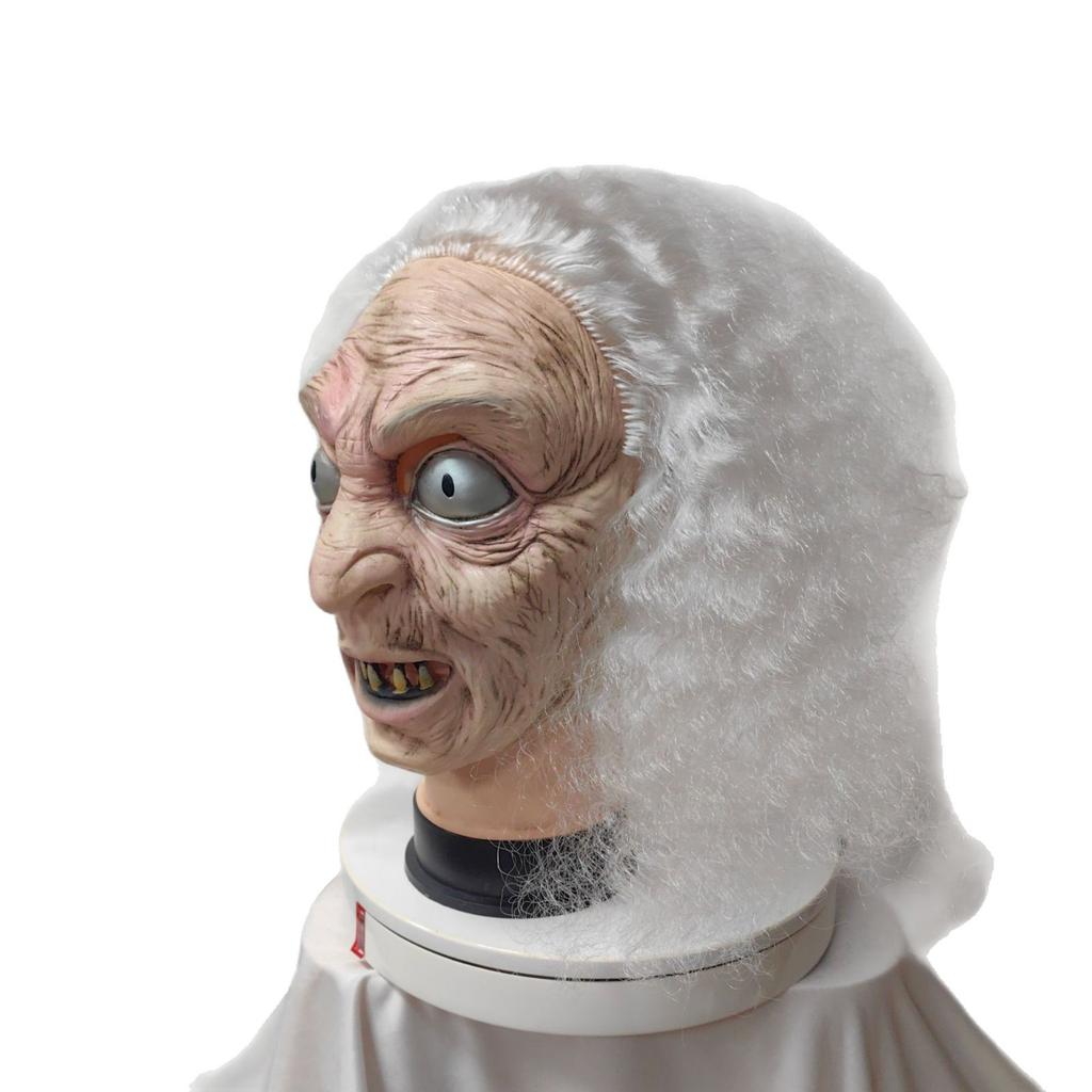 Easter Witch Mask Halloween cos Costume Witch Hat Witch Props Horror Latex Headgear