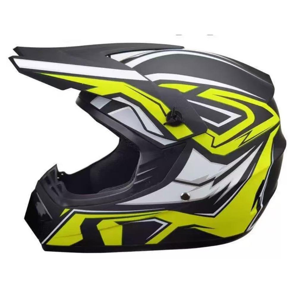 Off-road Motorcycle Riding Helmet Four Seasons Breathable Electric Vehicle Helmet ABS Small Mountain Bike Helmet