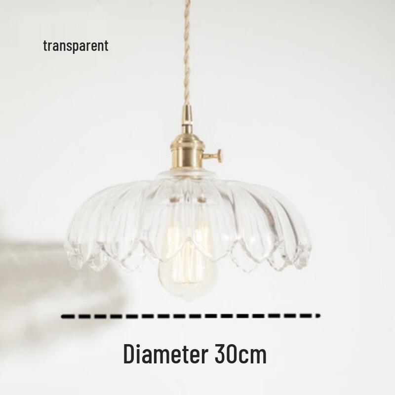 Прозрачный стеклянный подвесной светильник Xuanyong 30 см