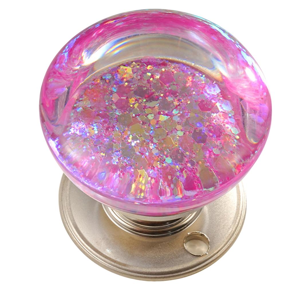 Pryskyřičná křišťálová koule úchytka na dveře skříňky s vloženým designem pro tahadla zásuvek šatní skříně pryskyřičné knoflíky na skříňky knoflíky na zásuvky