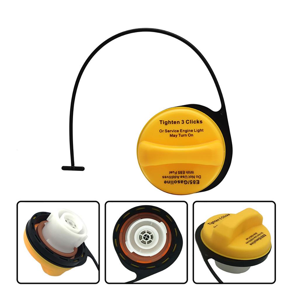 Fuel Tank Gas Cap Yellow For Chevy Avalanche Tahoe Silverado Suburban 2007-2011