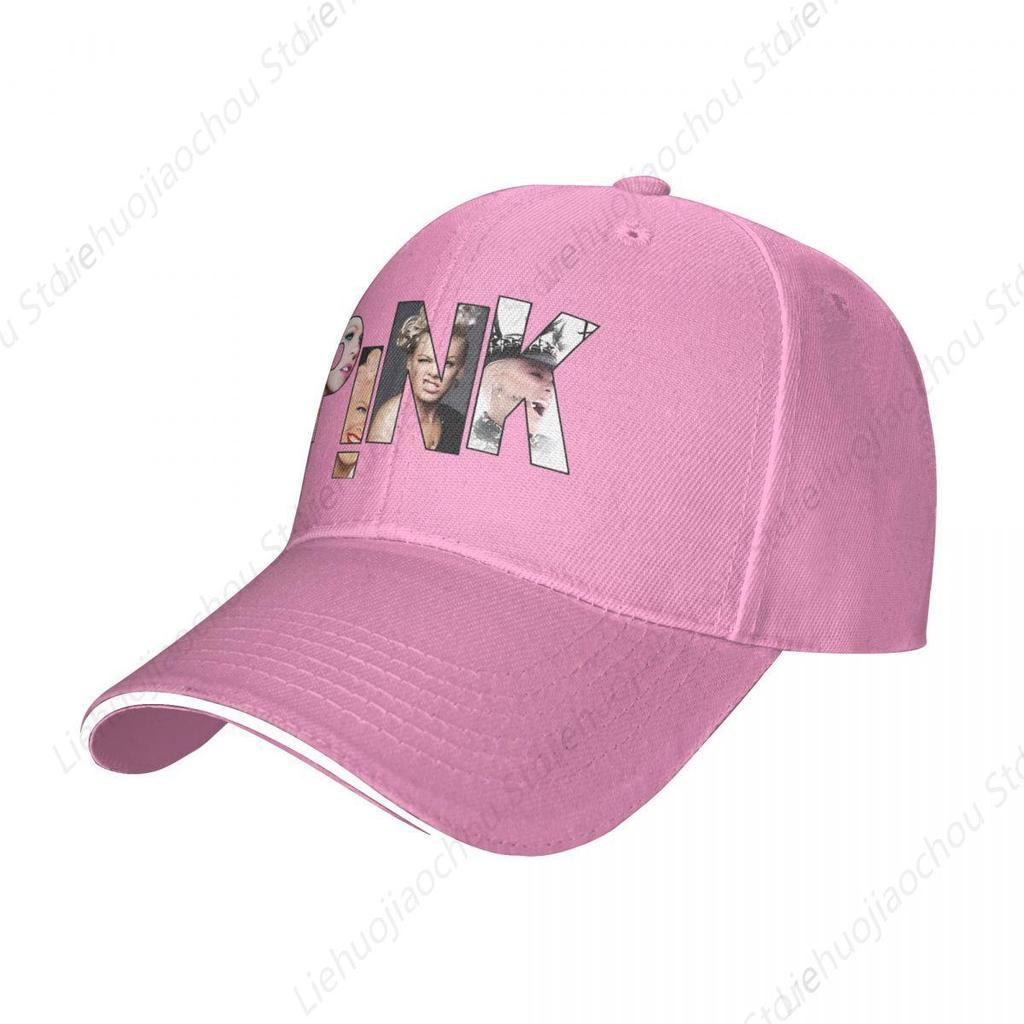 Tour P!ink Pink 2023 Summer Baseball Caps Fashion Music Alecia Beth Moore Sandwich Hats Unisex Women Adjustable Sun Hat Fishing