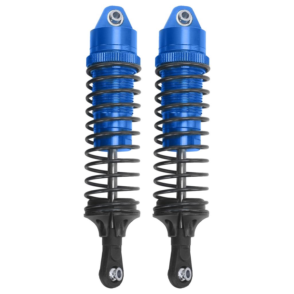 2Pcs 115mm RC Metal Shock Absorber Damper for TRAXXAS SLASH 2WD RC Car Upgrade PartsBlue