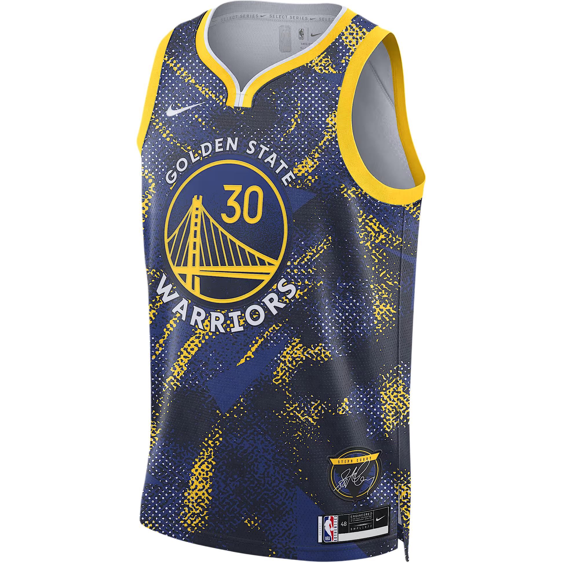

Новая мужская майка Nike Stephen Curry Golden State Warriors 2025/26 Select Series Nike Dri FIT Nba Swingman HJ4061-495 M
