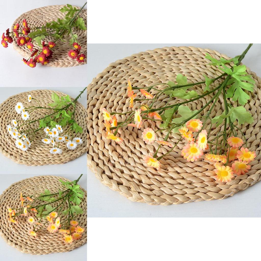 Silk Mimic Chrysanthemum Floral Arrangement For Home Party And Photography Use