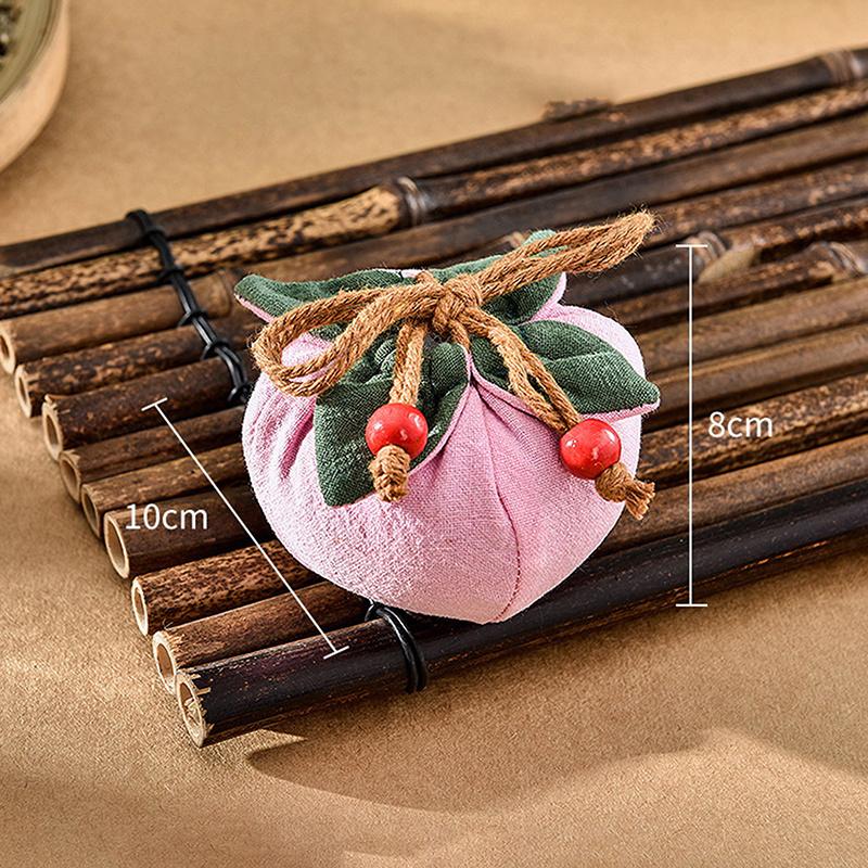 

Incense Bag With Persimmon Pendant, Can Be Hung On Rearview Mirror Or Car,Blessing Purse,Empty Bag Material Kit For Good Fortune