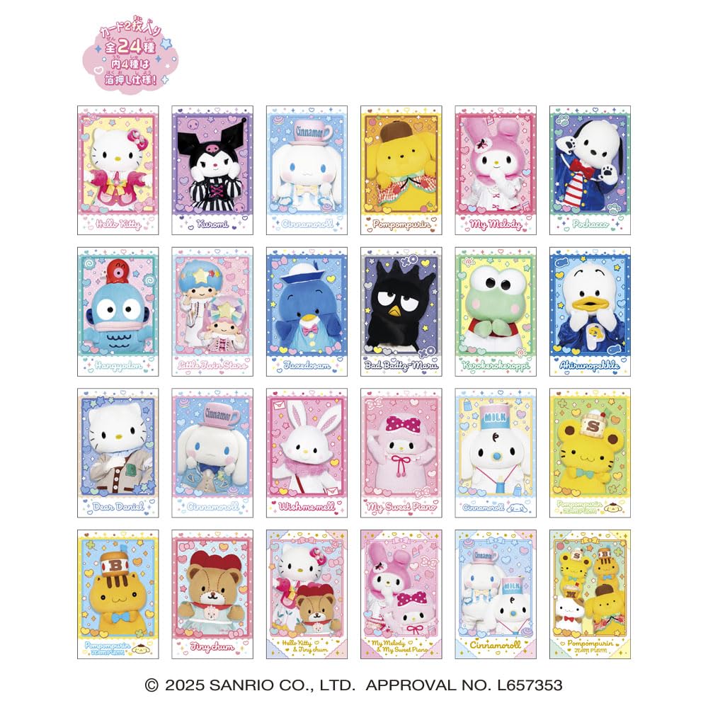 Heart Chara Portrait Sanrio Characters Live Character Ver. 2 GumCandy Toy [Box Set of 10]