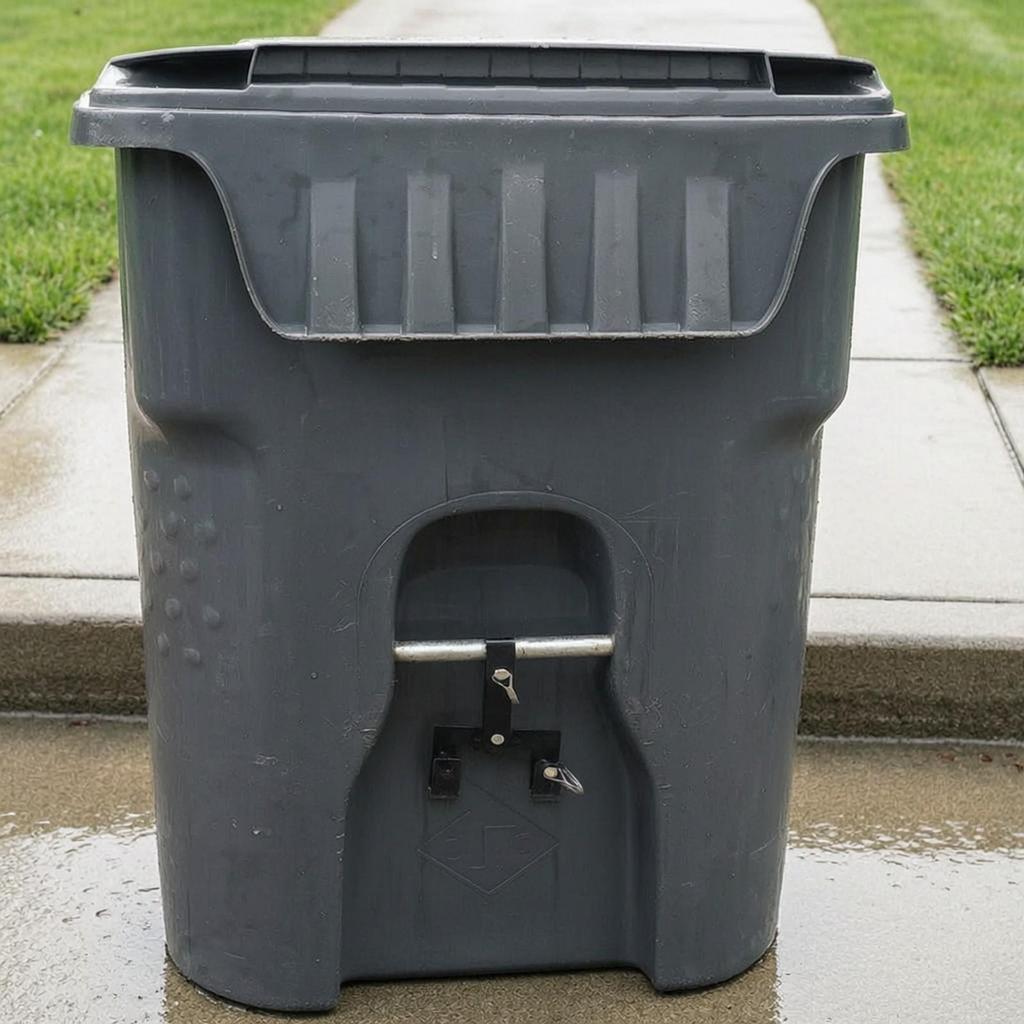 Garbage Bin Handle Coupler Easy Installation Trash Towing Connector Outdoor