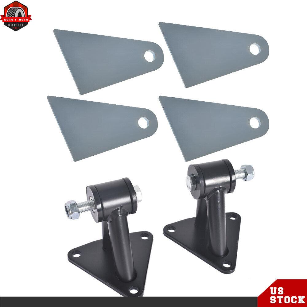 For Chevy Engine Swap Weld-In Motor Mounts Mounting Small & Big Block SBC BBC