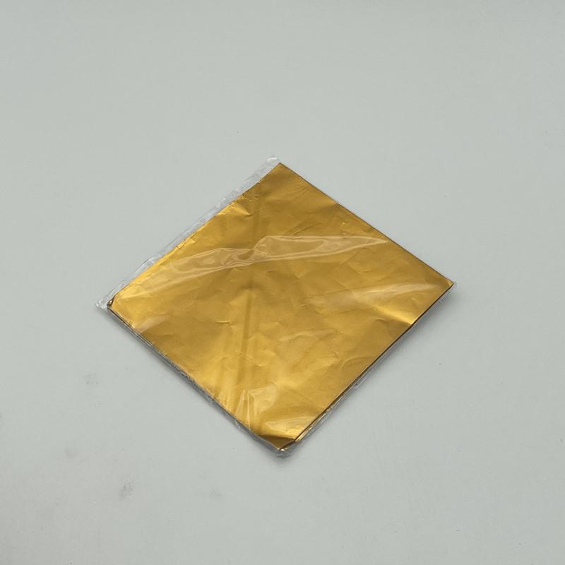 100pcs 4inch (10cm) Chocolate Candy Wrappers Aluminium Foil Paper Wrapping Square Sweet Lolly Dessert Food Tin Foil Wrappers
