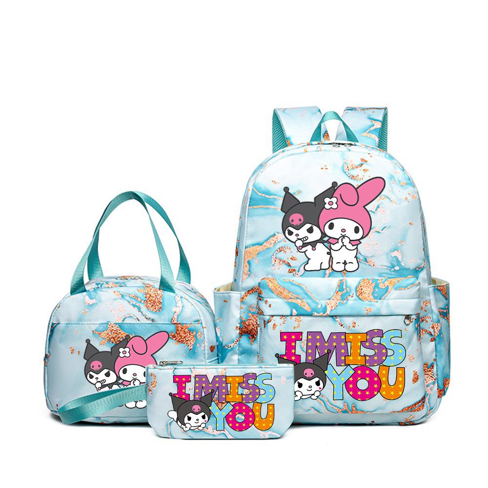 Student Schoolbag Cartoon Cute Large Capacity Backpack Lightweight Waterproof Middle School Student Backpack