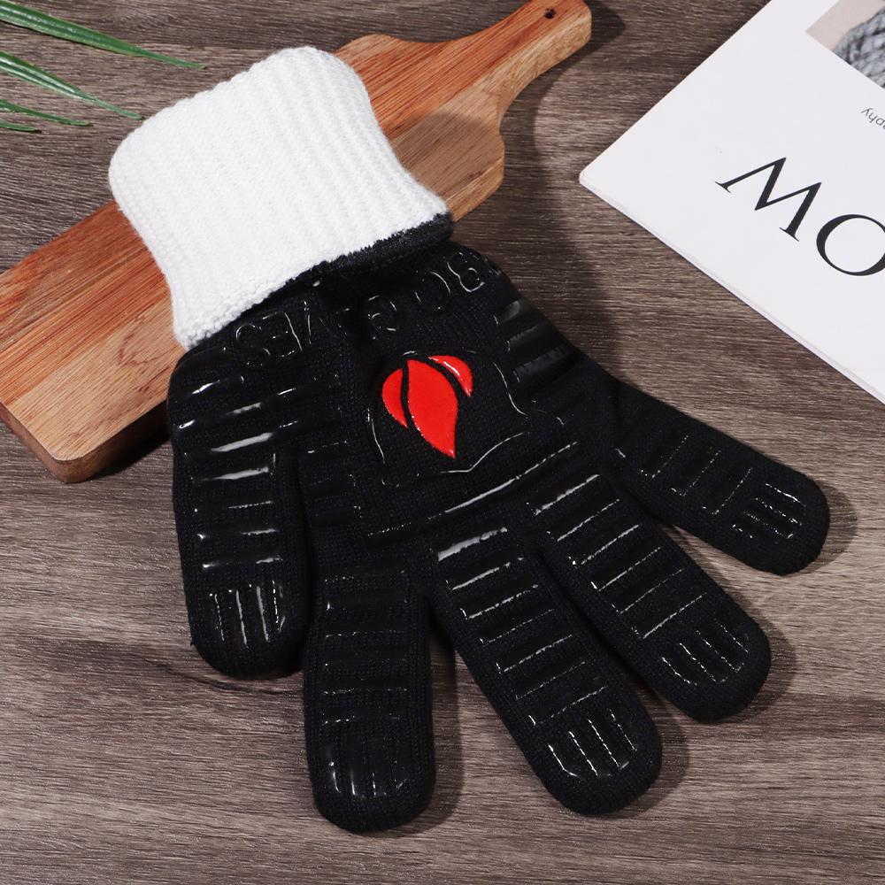 Heat insulation Log Burner Resistant Glove Fire-resistant Heat-resistant Glove Fire Heat Glove
