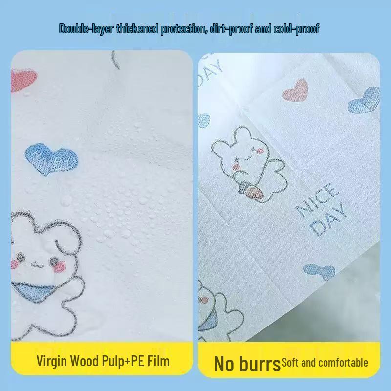 Waterproof Disposable Toilet Seat Cover Slip-on for Travel & Hotel Use