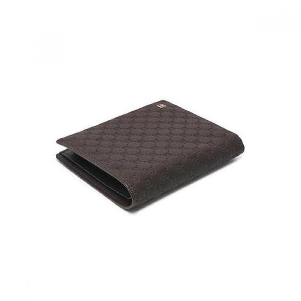 Daks Brown Matte Leather Wallet Dd Plate Logo Dbwa2e367