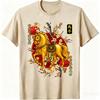 2026 New Year Leisure Fashion Printed Tshirt  10 Cotton HighQuality Male Tshirt for The Year of The Horse Short Sleeve