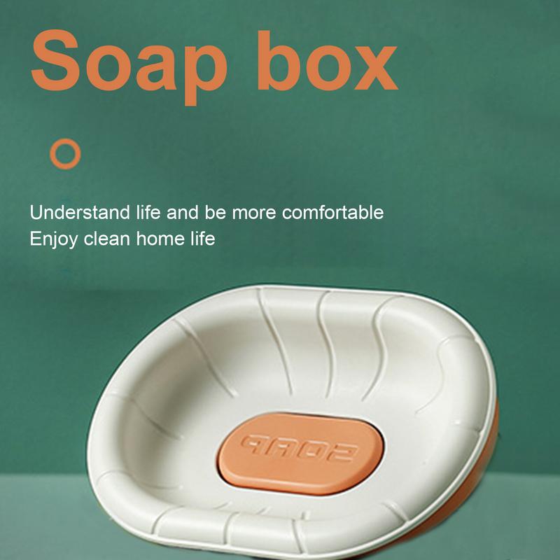 Soap Case Double-Layer Non Slip Bathroom Accessories Bathroom Soap Dish For Indoor Kitchen Shower Counter Hotel Bathtub Restroom