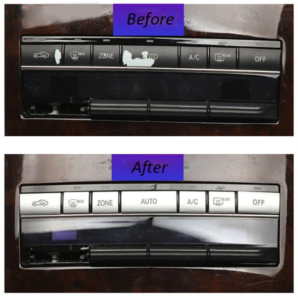 Center Console Button Cover Trim For Mercedes Benz E Class W212 09-15 Durable