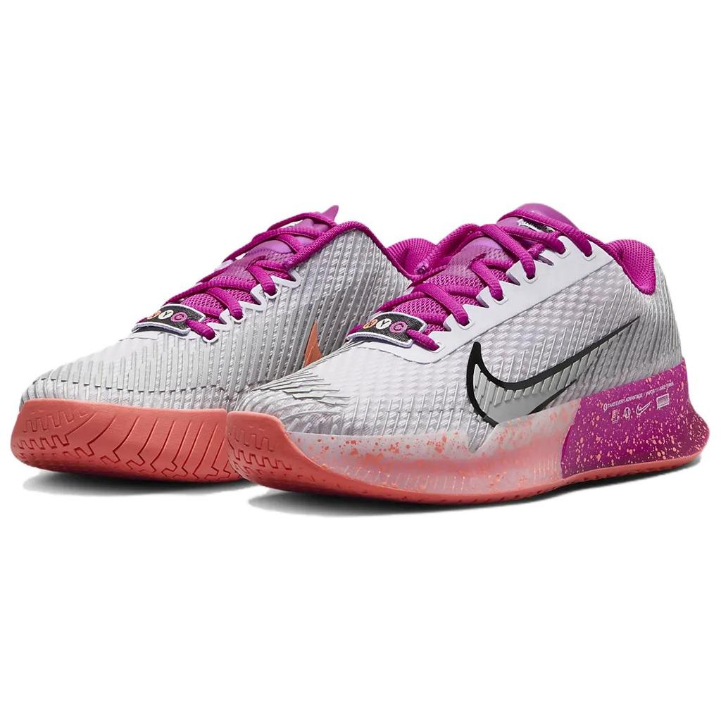 Nike Court Air Zoom Vapor 11 Premium HC NYC Tournament Pack Γυναικεία Αθλητικά Παπούτσια Ασημί Απαλό-Μωβ Ζωηρό-Μωβ FQ7266-500