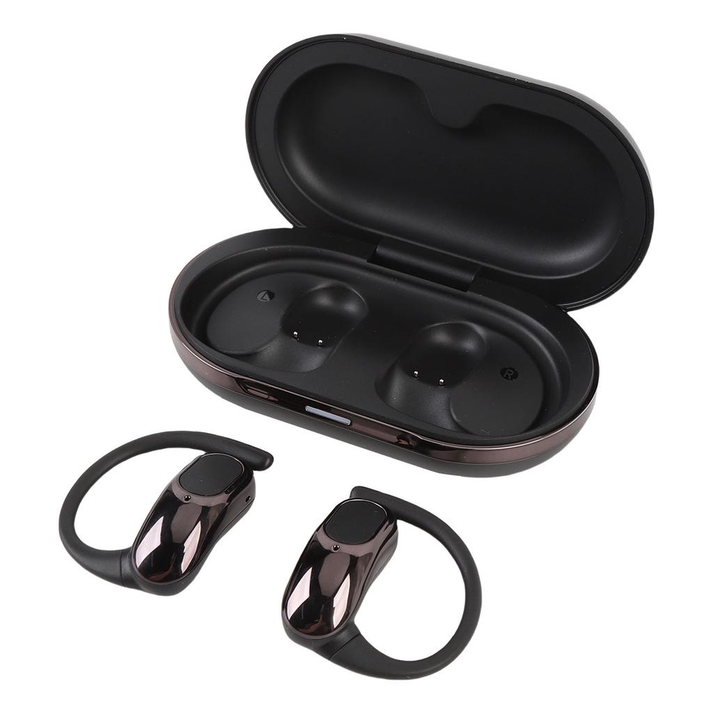Smart Translation Earbuds Full Color Touch Screen HIFI Sound Quality Multi Languages Bluetooth Translator Black