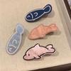 5 stücke Niedliche Kleine Fischgräte Haarnadel Stil Ente Mund Clip Design Sinn Bang Seite Clip Gebrochen Haar Clip Haar Zubehör