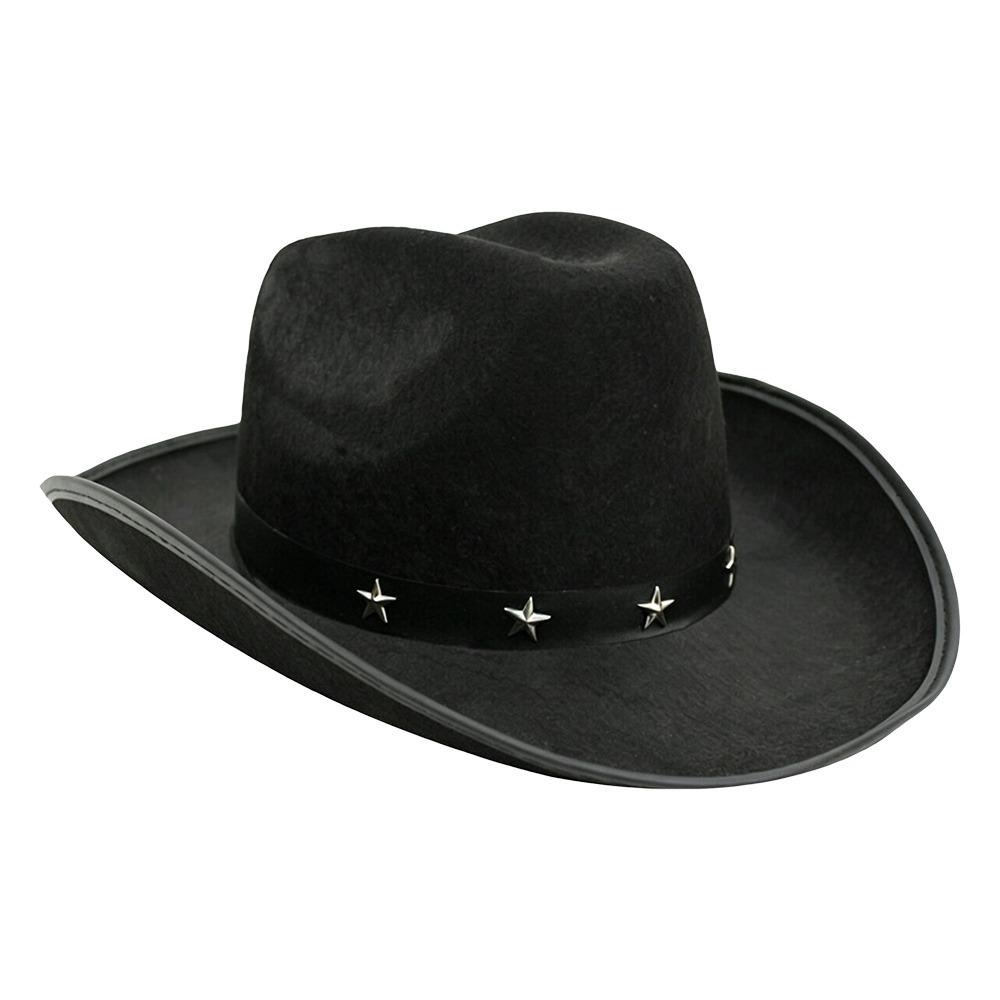 Star Decoration Western Cowboy Hat Felt Western Fedora Trendy Jazz Hat  Outdoor Photos