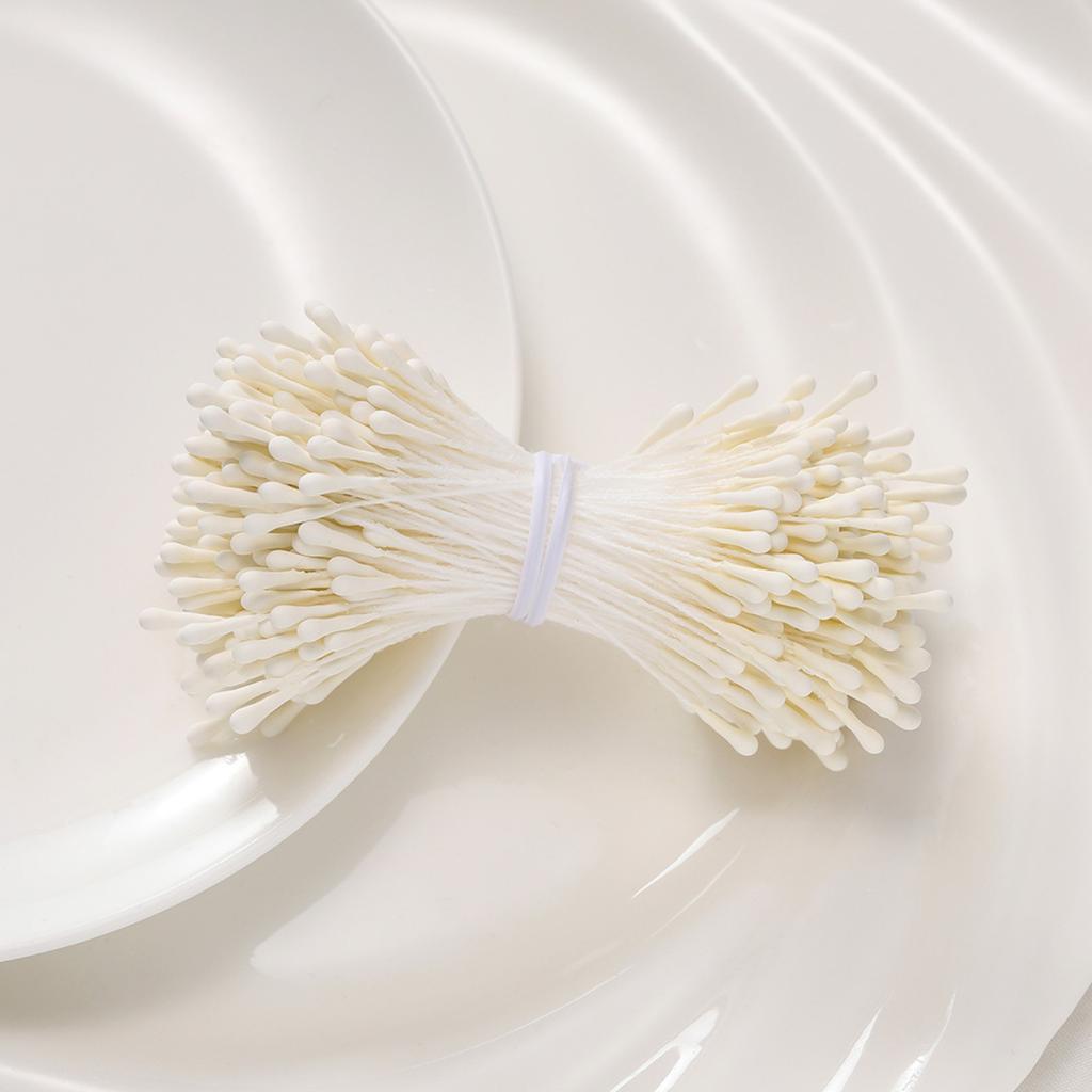 2mm Nylon Flower Silk Flower Buds Matchstick Flower Centers DIY Hair Accessory Materials