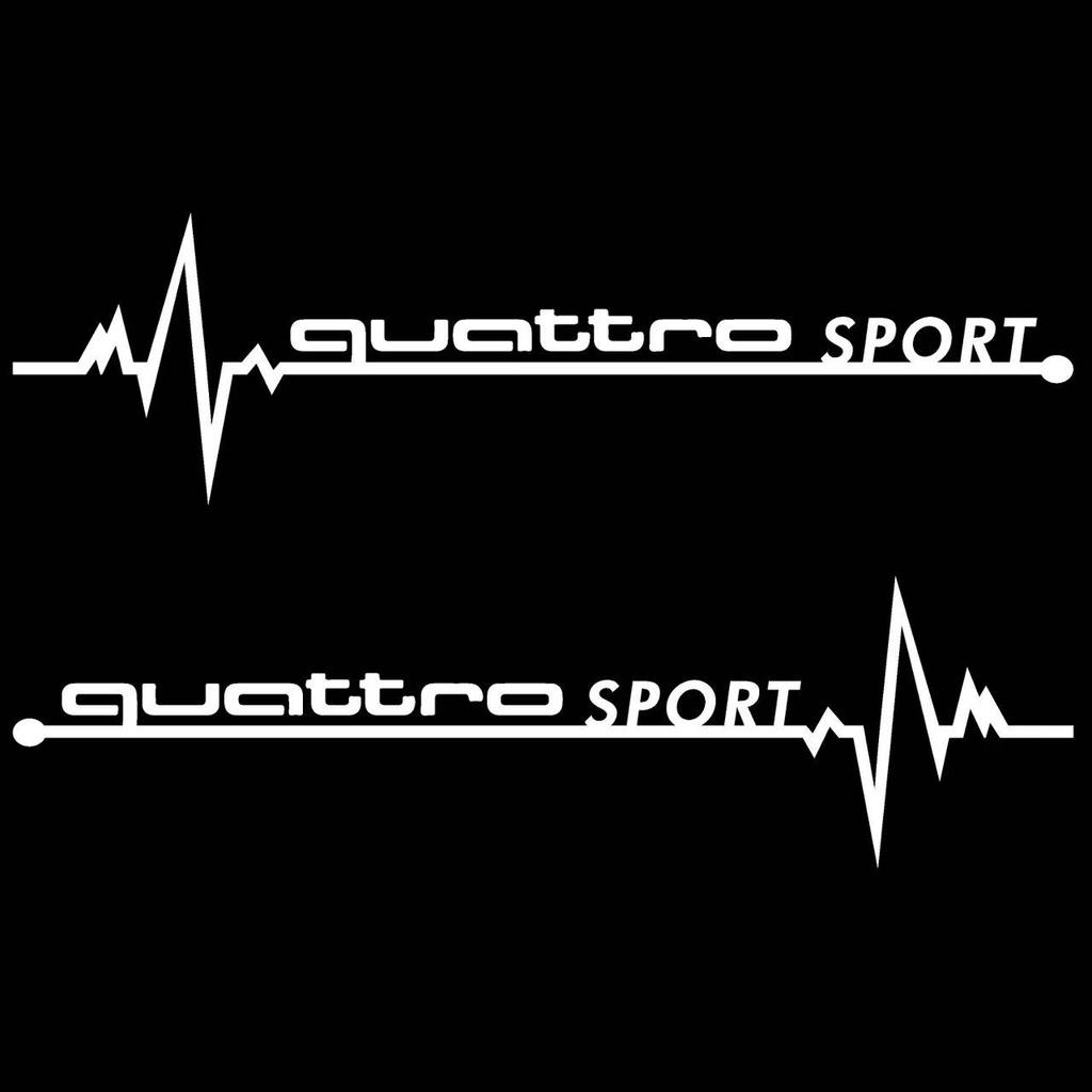 2026 Car Styling Body Side Windows Decal Logo Sticker Decor Accessories For S1 Sline RS Quattro A2 A3 A4 A5 A6 A7 A8 TT Q5 Q6 Q7 Q8 2x