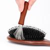 HELENA KIRAY Hairbrush Cleaner Brush Cleaning Hair and Dust Natural Brush - Tool, Remover, Cleaning, Comb, Wood, Gift, Present, Women's (Brown