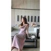 French Retro Small Pink Sleeveless Vest Half Skirt Set Elegant Women's New Year's New Style