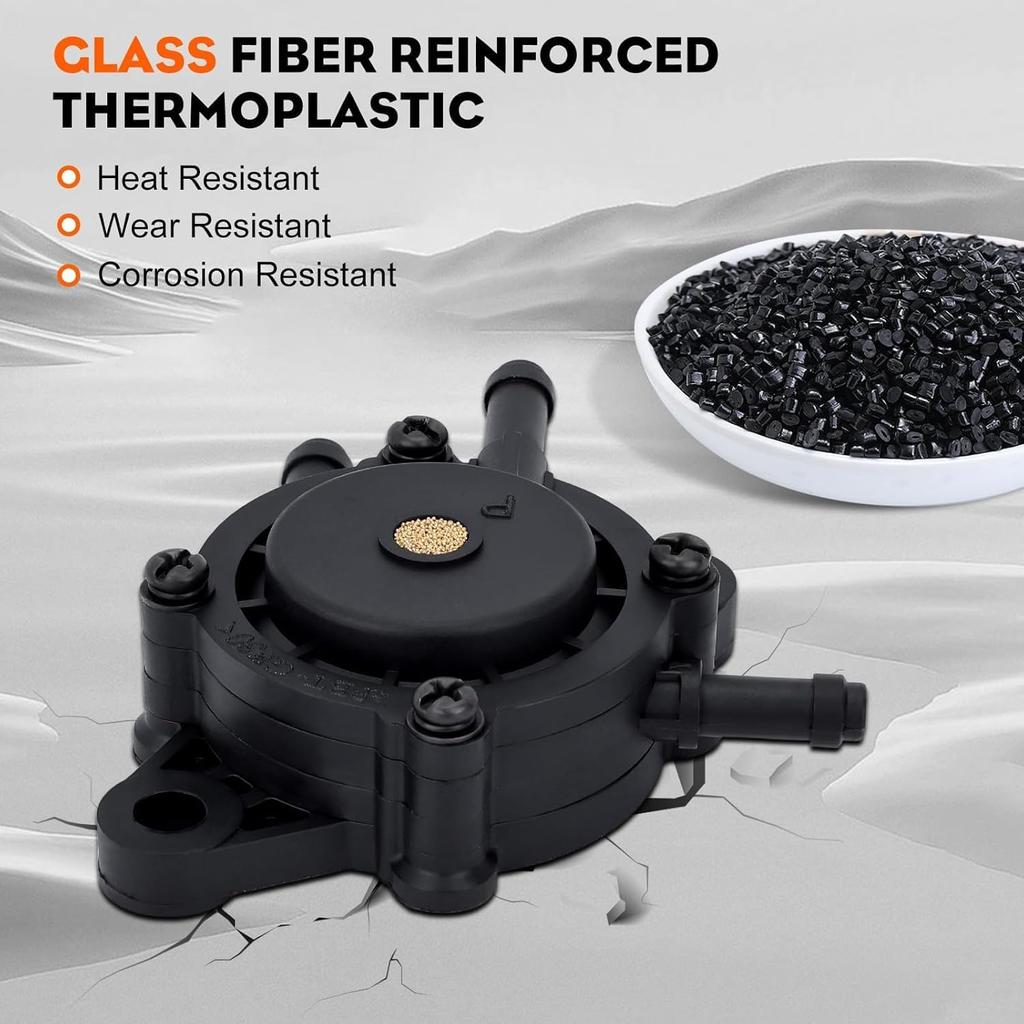 HIPA 24 393 04-S 24 393 16-S Fuel Pump Compatible With Kohler CH17-CH25 CV17-CV25 CH730-CH740 CV730-CV740 17HP-25HP Small Engine Fuel Pump Lawn Mower