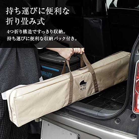 Vikbart bambubord 100 M.O.L MOL-G302