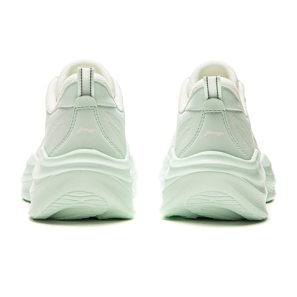 LiNing Lingbo 2 Dicke Sohle Erhöhte Höhe Weicher Rückprall Laufschuhe Damen Sneaker Himmelblau Cremeweiß ARSW042-2