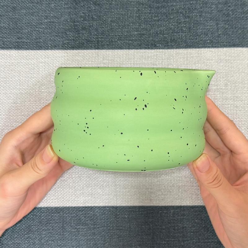 7 Pcs Matcha Set Matcha Kit Matte Trendy Speckled Ceramic Matcha Bowl Bamboo Whisk Scoop Stand Complete Ceremony Gift Box