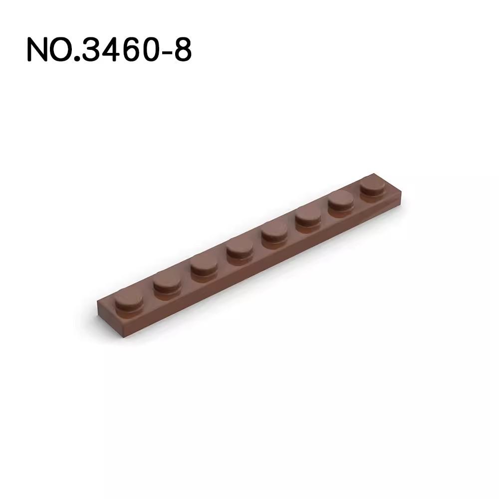 20Pcs MOC 3460 Plate 1 X 8 Brick Parts Building Blocks Particle DIY Kids Brain Game Assmble Toy Birthday Gift