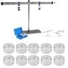 10 Pcs 50g Single Weight Metal Weight Hooks Lever Principle Weights  Mechanics Research