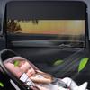 1-4PCS Car Window Shades Magnetic Car Sunshade Curtains UV Protection Mesh Window Screen Suction Curtain Cover Fit for Most Cars