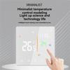 Aug. Embedded Thermostat Without WIFI 16A Electric Heater Smart Timing Touchscreen Control Programmable Thermostat For House B